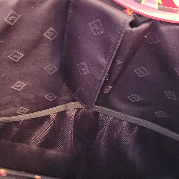 Vera Bradley Pink and Orange Floral Tote Bag - Picture 7 of 8